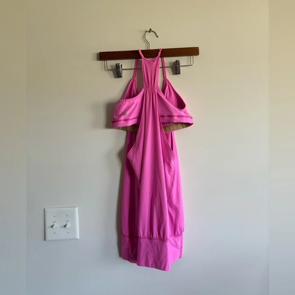 Lululemon pink halter sleeveless top size M‎